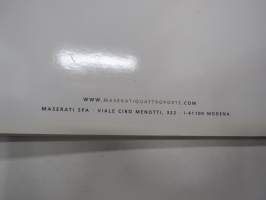 Maserati Quattroporte 2003 -myyntiesite / sales brochure