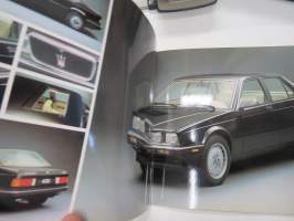 Maserati 430 -myyntiesite / sales brochure