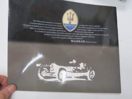 Maserati 430 -myyntiesite / sales brochure