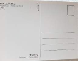 Walt Disney -yhtiön joulukortti. Seasons Greetings