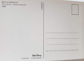Walt Disney -yhtiön joulukortti. Seasons Greetings