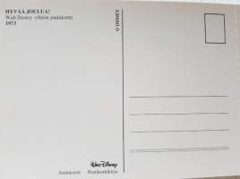 Walt Disney -yhtiön joulukortti. God rest ye merrie men
