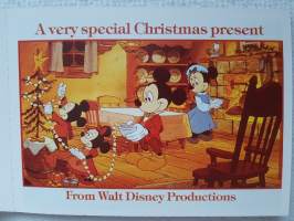Walt Disney -yhtiön joulukortti. A very special Christmas present