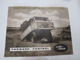 Land Rover Forward Control -myyntiesite / sales brochure