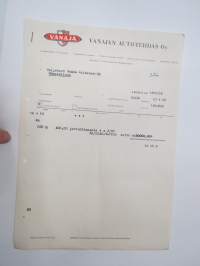Vanajan Autotehdas Oy, 23.4.1959 -asiakirja / business document
