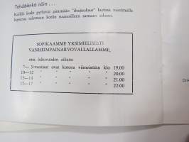 Tehdäänkö näin... Porvoo - Porvoon kodeille suunnattu tiedote nuorison käyttäytymisestä ja sen ohjaamisesta oikeaan suuntaan