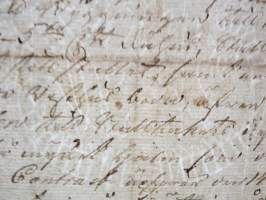 Idlax, Pernaja, 6.4.1799, sopimus Magnus Wilhelm von Essen sekä kihlakunnankirjuri J. Lundberg -välillä koskien Idlaxin kartonoa ja metsää, asianosaisten...