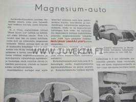 Tekniikan Maailma 1954 nr 1 koeajossa Jaguar mark VII