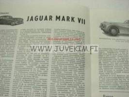Tekniikan Maailma 1954 nr 1 koeajossa Jaguar mark VII