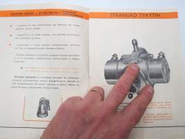 Strangko (Strange-Hansen) lypsykone -myyntiesite / sales brochure