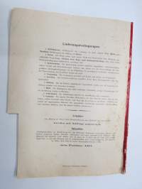 Siemens-Schuckert Werke G.m.b.H. Preisliste 5 Juni 1911 Elektrizitätszähler -sähkönkulutuksen mittauskojeet