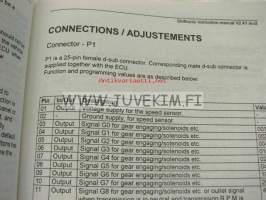 Shiftronic programmable automatic shift system / RMH Controls AB -instruction book