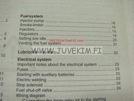 Volvo Penta 6-16 litre Generator set and Industrial engines owner´s manual -käyttöohjekirja