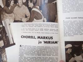 Elokuva-Aitta 1956 nr 19, Merten sudet, Tauno Palo &amp; Belinda Lee -kuva, Lottien sotaa, James Stewart, sivu 7. kuva - Marilyn Monroe ym.