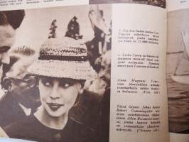 Elokuva-Aitta 1956 nr 19, Merten sudet, Tauno Palo &amp; Belinda Lee -kuva, Lottien sotaa, James Stewart, sivu 7. kuva - Marilyn Monroe ym.