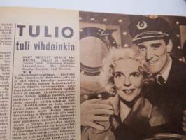 Elokuva-Aitta 1956 nr 19, Merten sudet, Tauno Palo &amp; Belinda Lee -kuva, Lottien sotaa, James Stewart, sivu 7. kuva - Marilyn Monroe ym.
