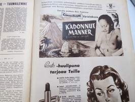 Elokuva-Aitta 1956 nr 19, Merten sudet, Tauno Palo &amp; Belinda Lee -kuva, Lottien sotaa, James Stewart, sivu 7. kuva - Marilyn Monroe ym.