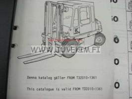 Kalmar LMW 3-7.5 Parts Catalogue -haarukkatrukki varaosaluettelo