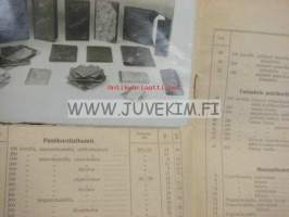 Hj. Jousi Sitomo ja salkkutehdas Hinnasto nr 1 jälleenmyyjille 1920