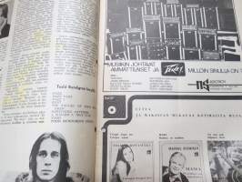 Musa 1975 nr 2, Hurricanes (Hurriganes) in Roadhouse Yardbird -diskokeikka Tampere, Todd Rundgren, John Williams, Arcticus, BS &amp; T, Charlie Parker, Robert Wyatt, ym.