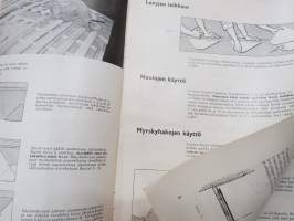 Paraisten Kalkkivuori Oy Minerit - mineriitti Särmä- ja paanukattolevyt -myyntiesite / brochure