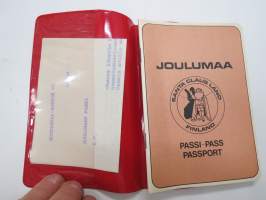 Joulumaa - Santa Claus Land Finland - Passi - Pass - Passport nr 13327 -Joulumaan kannatustuote, alennuksia ym. listatuista hotelleista - matkailukohteista ym.