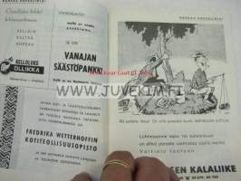 Hämeenlinnan Kaupunginteatteri 1962-63 -käsiohjelma 