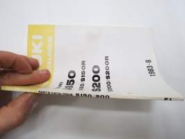 Suzuki S150 / S150R / S200 / S200R General purpose engine parts catalogue -yleismoottori varaosaluettelo
