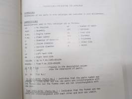 Suzuki S150 / S150R / S200 / S200R General purpose engine parts catalogue -yleismoottori varaosaluettelo