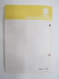 Suzuki S150 / S150R / S200 / S200R General purpose engine parts catalogue -yleismoottori varaosaluettelo