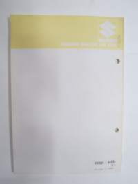 Suzuki SP20 / SP30 Water pump parts catalogue -vesipumppu varaosaluettelo