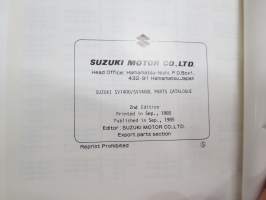 Suzuki SV1400 / SV1400D / SV1400L / SV1400LD Generator Parts Catalogue -generaattori varaosaluettelo