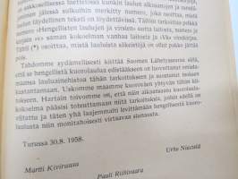 Hengellisiä lauluja ja virsiä kuorolle, nuottipainos