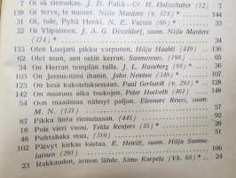 Hengellisiä lauluja ja virsiä kuorolle, nuottipainos