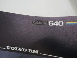 Volvo BM 540 -myyntiesite / sales brochure