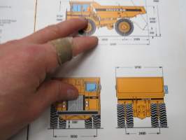 Volvo BM 540 -myyntiesite / sales brochure