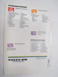 Volvo BM 540 -myyntiesite / sales brochure