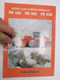 Fiat-Hitachi FR 130, FR 160, FR 220 -myyntiesite / sales brochure