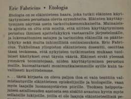 Etologia. Johdatus eläinten käyttäytymismallien tutkimukseen
