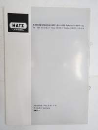 Hatz Diesel 2 G 30 / 2 G 40 -käyttöohjekirja suomeksi / operator´s manual in finnish
