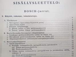 Bosch käsikirja osa II Jarrut - Oppikirja Bosch-autojarrujen huolto-, korjaus- ja tarkastustöitä varten