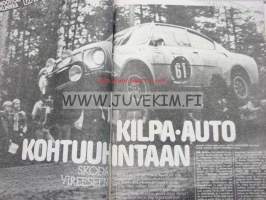 Vauhdin Maailma 1979 nr 5 -mm. Kevään merkittävin autouutuus! Datsun 120A, Autosuunnistus, Tuhti tehopaketti Turbo Kawasaki Z 1000, BMW M1 auto jota on jo