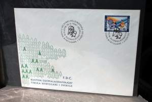 FDC Suomi - Kansiollinen (97 kpl) ensipäiväkuoria 1960-1985. Kaikista kuva sivulla.