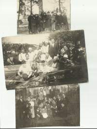 Reipasta ulkoilmaelämää 1920-30 luku - valokuva 3 kpl