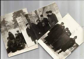 Talvimuotia 1920-30 luku - valokuva 3 kpl