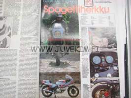 Vauhdin maailma 1982 nr 9 -mm. Suurajo-opas 1982, Mantorp Drag Festival, Kuopon MM-crossi, Maisteissa Ducati 500, VM-finn Am katuautokisa, F1 Ranskan ja Saksan GP