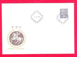 Suomi FDC Yleismerkki 0,35 mk 1965 (LAPE 605 II)