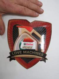 Castrol Edge - Love Machines -moottoriöljy, tarra / sticker
