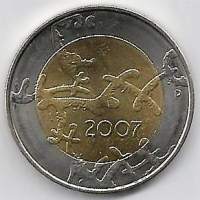 5 e Suomi 90 v  2007 pillerissä