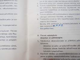 Paloturvallisuusopas - Rauma-Repola Oy - Rauman Tehtaat -fire protection guide